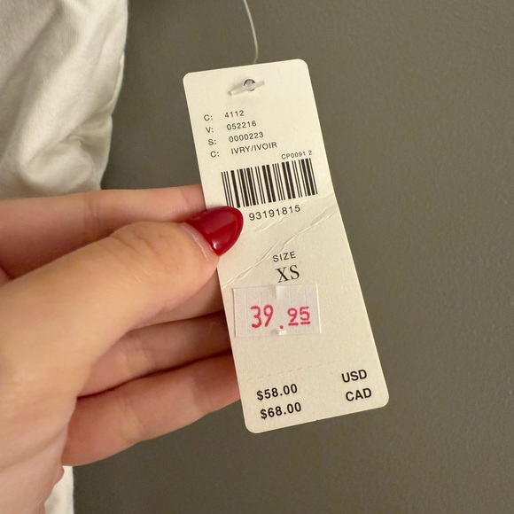 Pilcro Blue Ruched Button-Front Top - Picture 4 of 4